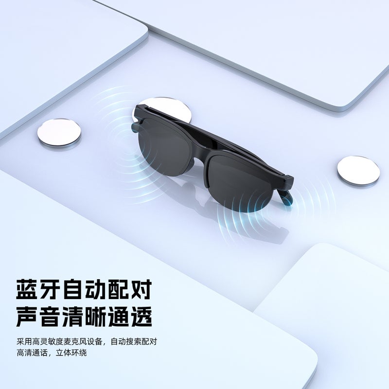نظارات رأس Xg88Pro اللاسلكية بتقنية البلوتوث 5.3 مع سماعات ستيريو ونظارات شمسية للركوب - Image 3